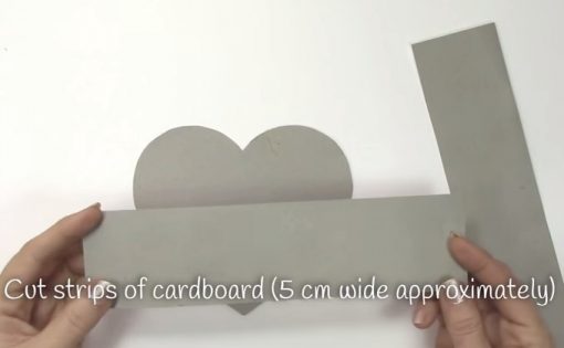 Cách làm hộp quà trái tim - Bước 2