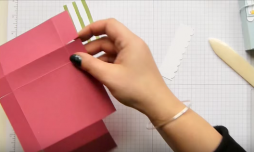 Cách làm hộp quà giấy Đẹp và Ấn Tượng nắp liền - Mẫu 1