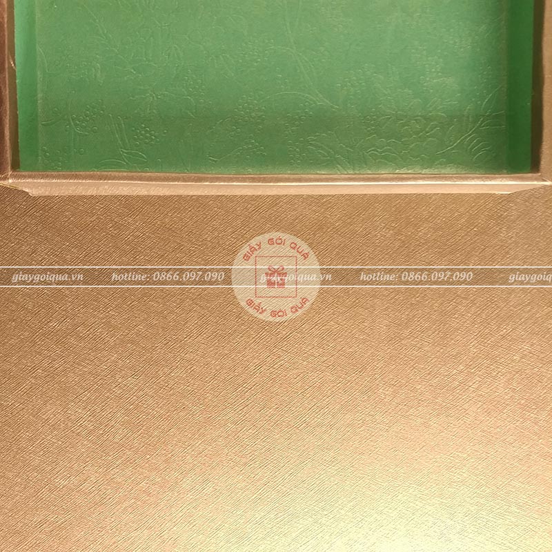 Giấy gói quà cao cấp gân chỉ đan chéo- CC17