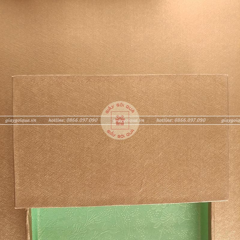 Giấy gói quà cao cấp gân chỉ đan chéo- CC17