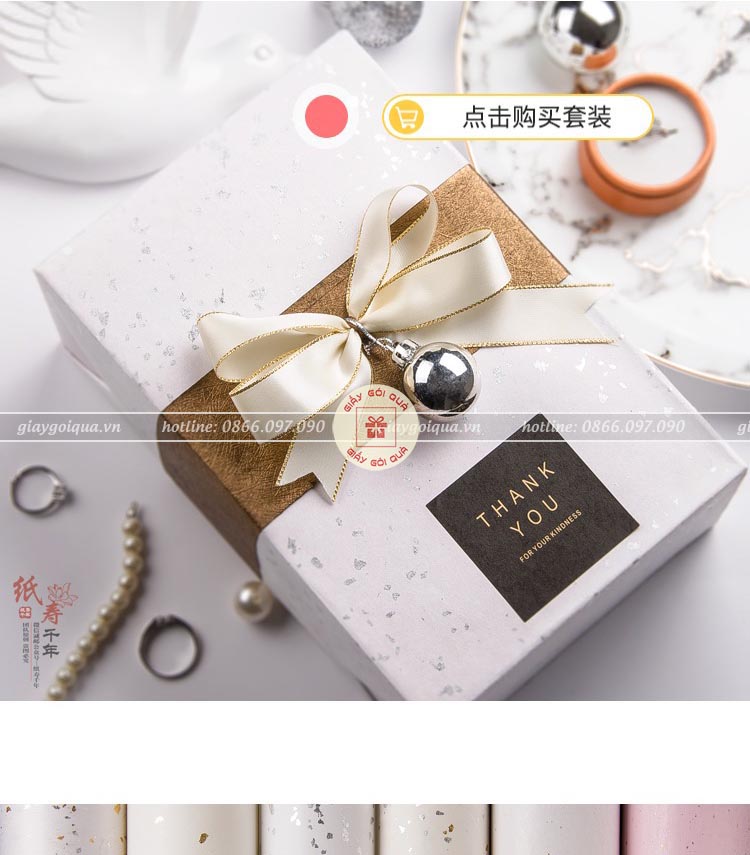 99+ mẫu giấy gói quà sang trọng, nhã nhặn