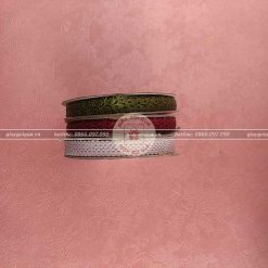 Ruy băng châu Âu 1F họa tiết đẹp