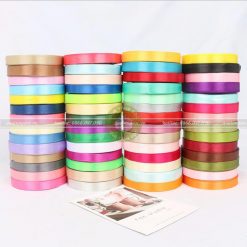 Ruy băng lụa 1cm, 2cm, 3cm màu trơn
