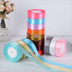 Ruy băng lụa trơn 2cm