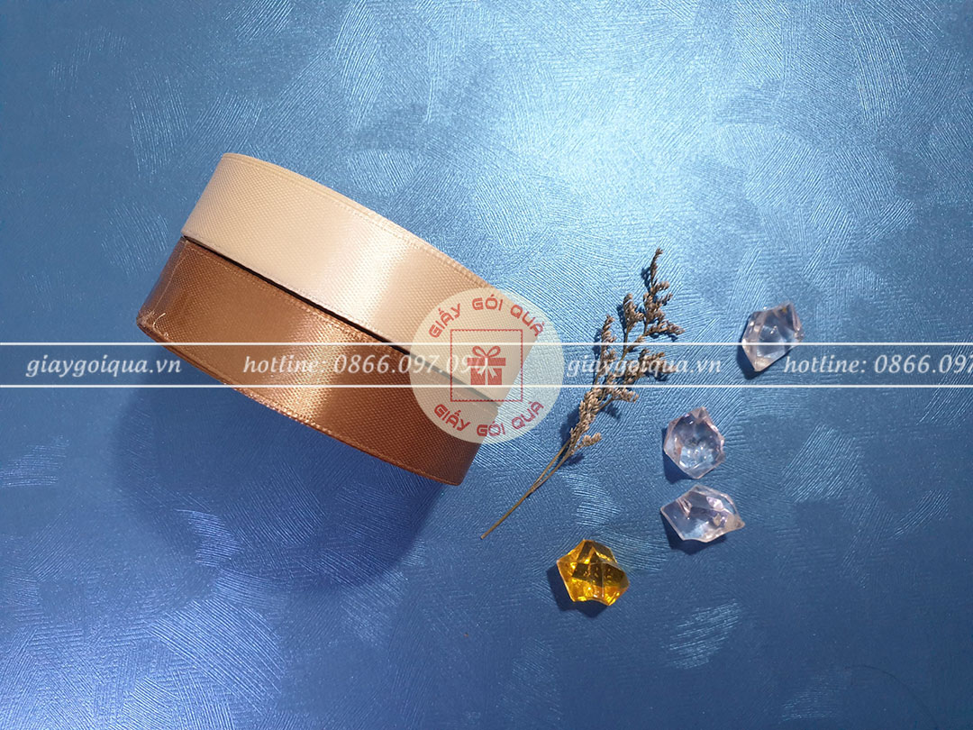 Ruy băng lụa trơn 2cm - RB17