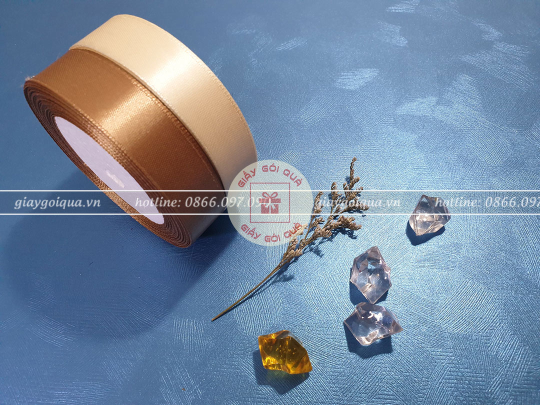 Ruy băng lụa trơn 2cm - RB17