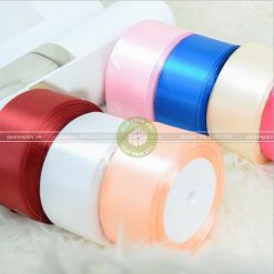 Ruy băng lụa trơn 4cm