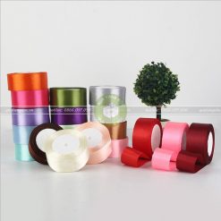 Ruy băng lụa trơn 4cm