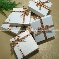 Hộp quà nhỏ, hộp đựng quà sinh nhật nhỏ HQ22 - Kích thước 10x10x3cm