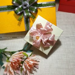 Hộp quà đựng trang sức, vòng tay cỡ nhỏ HQ13 – Kích thước 10x10x3