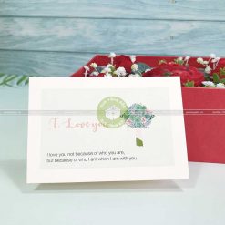 Thiệp chúc valentine, thiệp 8/3 TM02 – I Love You