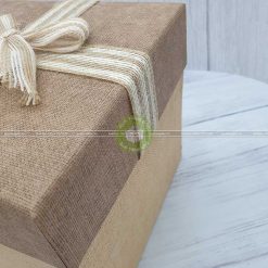 Hộp quà hình vuông cao cỡ lớn kích thước 14,17,19cm - HQ35