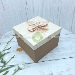 Hộp quà hình vuông size lớn 3 loại kích thước 16, 19, 21cm - HQ34