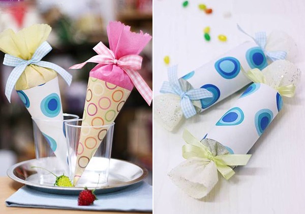 Cách gói quà hình kem ốc quế siêu dễ thương, dễ thực hiện