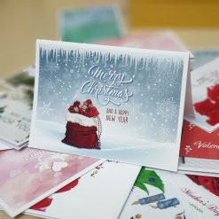 TM17 - Thiệp mừng Merry Chrismas And Happy New Year