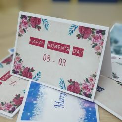 TM30 - Thiệp mừng 8-3 Happy Woman's Day