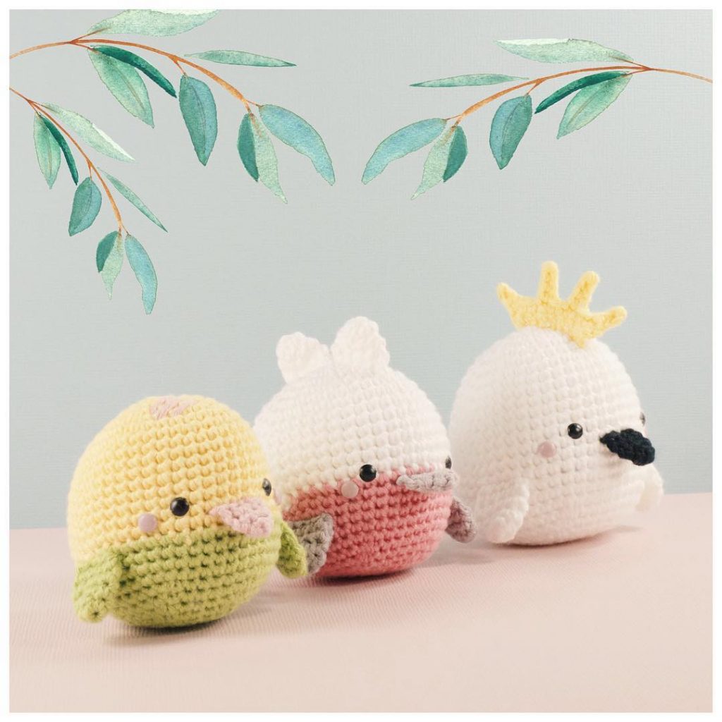 Thú bông đan móc bằng len độc đáo