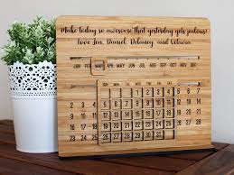 Lịch gỗ để bàn handmade