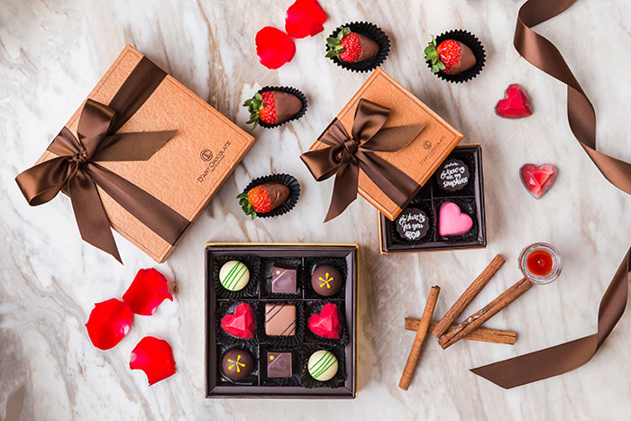 Chocolate là món quà không thể thiếu trong mùa valentine