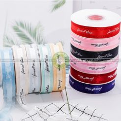Ruy băng lụa voan 2,5cm Forever Love - RB33