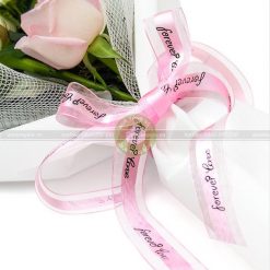 Ruy băng lụa voan 2,5cm Forever Love - RB33