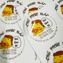 In decal giấy – chè Phúc Hải