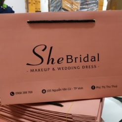 Túi giấy đựng váy cưới cao cấp