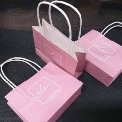 Túi giấy kraft màu cao cấp đựng quần áo mỹ phẩm