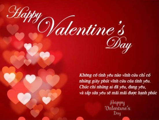 Những lời chúc Valentine hay nhất cả Tiếng Anh và tiếng Việt