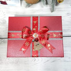 Hộp quà giáng sinh, trang trí noel HQGS1