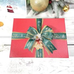 Hộp quà giáng sinh, trang trí noel HQGS2