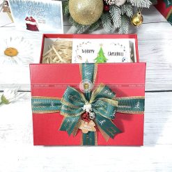 Hộp quà giáng sinh, trang trí noel HQGS2