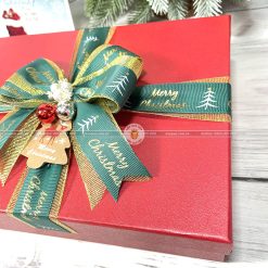 Hộp quà giáng sinh, trang trí cây thông noel HQGS2