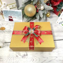 Hộp quà giáng sinh, trang trí noel HQGS3