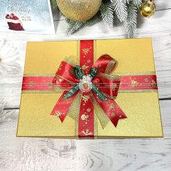 Hộp quà giáng sinh, trang trí cây thông noel HQGS3