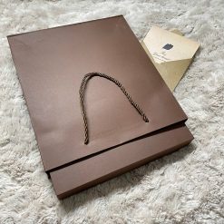 Set quà tặng Sổ da và Bút - Nâu bò không Nơ (SQ-SB-NB0)