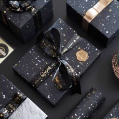 Giấy gói quà cao cấp vảy vàng - CC28