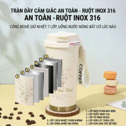 Set quà tặng cốc bình giữ nhiệt 500ml