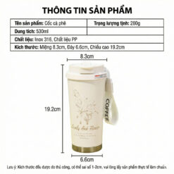 Set quà tặng cốc bình giữ nhiệt 500ml