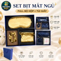 Set quà tặng bịt mắt ngủ và sáp thơm